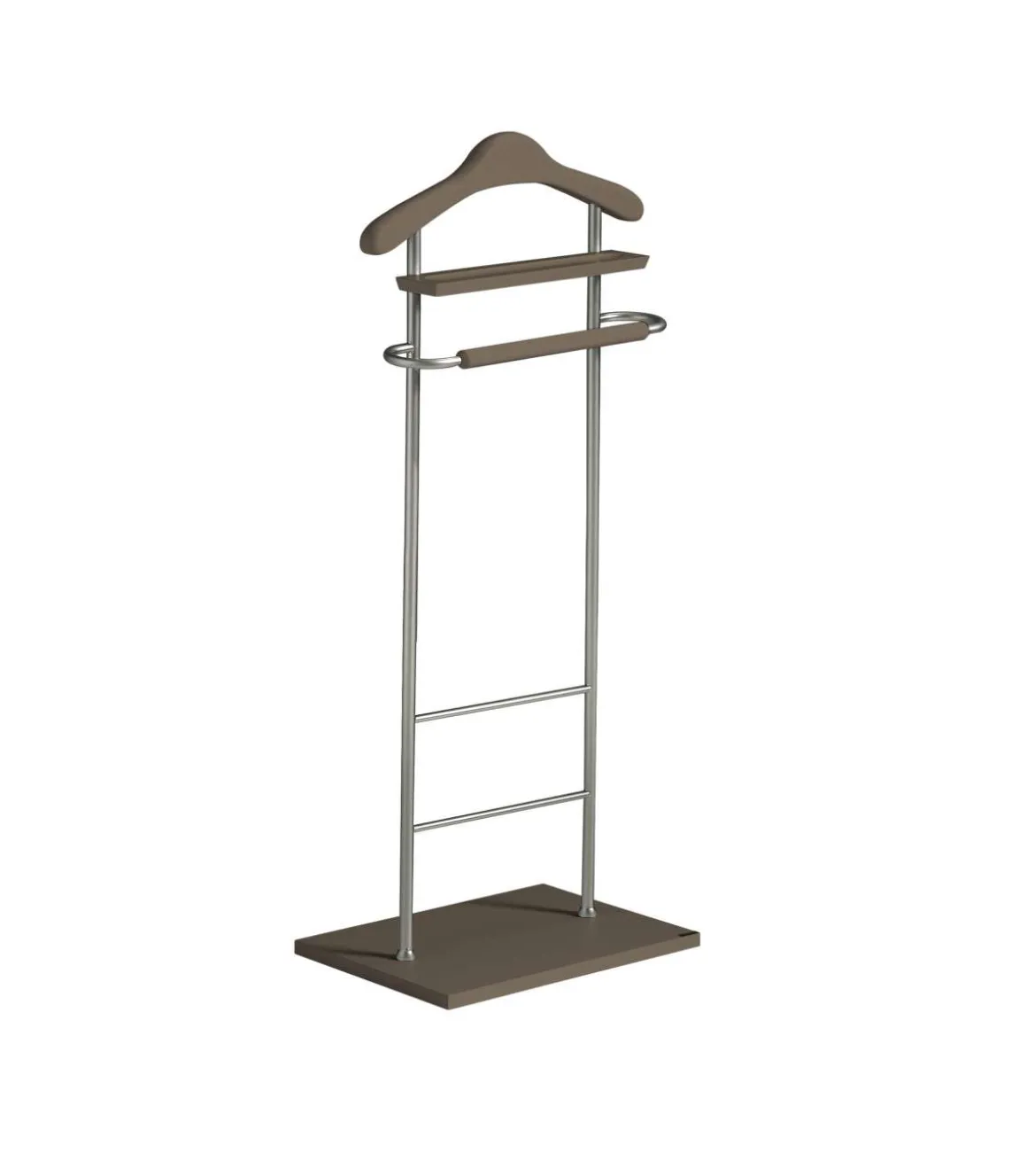 Galán 313 herraje cromo satinado lacado moka, 110cm(alto) 45cm(ancho) 28cm(largo)