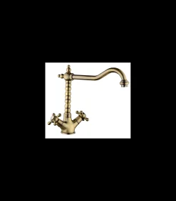 Grifo Monobloc Fregadero Atenas Bronce, 26.3cm(alto) 23.5cm(largo).