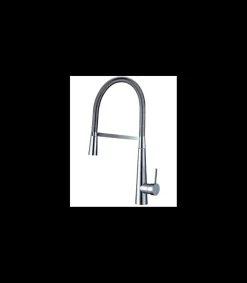 Grifo Monomando Fregadero extraible Curvo Nadia cromo. 53cm(alto) 20.5cm(largo).