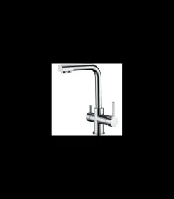Grifo Monomando Fregadero Osmosis 3 Vías Cromo, 35.5cm(alto) 23cm(largo).