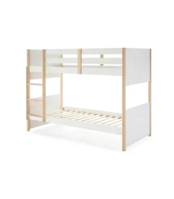 Litera 90 cm Tiana cera blanco/natural Largo: 200 cm Ancho: 104.5 cm Alto: 155 cm