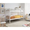 Litera de melamina para dormitorio juvenil Aguilar. 201 cm (largo) x 100 cm (ancho) x 146 cm (alto).