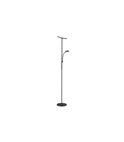 Lámpara de pie led modelo Elton acabado negro, 117cm(alto) 26cm(ancho) 26cm(largo)