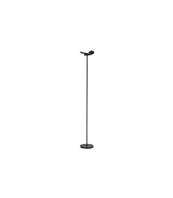 Lámpara de pie led modelo Petro acabado negro, 179cm(alto) 26cm(ancho) 26cm(largo)