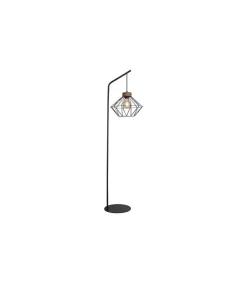 Lámpara de Pie modelo Antibes acabado negro, 149cm(alto) 34cm(ancho) 40cm(largo)