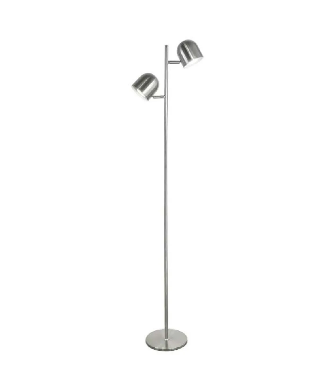 Lámpara de pie modelo Baptiste acabado niquel satinado 138cm(alto) 31cm(ancho) 20cm(largo)