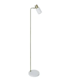 Lámpara de pie modelo Maena acabado blanco 143cm(alto) 23cm(ancho) 23cm(largo)