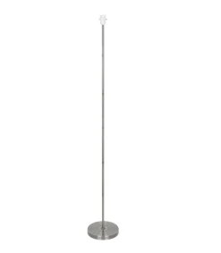 Lámpara de pie modelo Travis acabado niquel satinado 155cm (alto) 22cm (ancho) 22cm(largo)