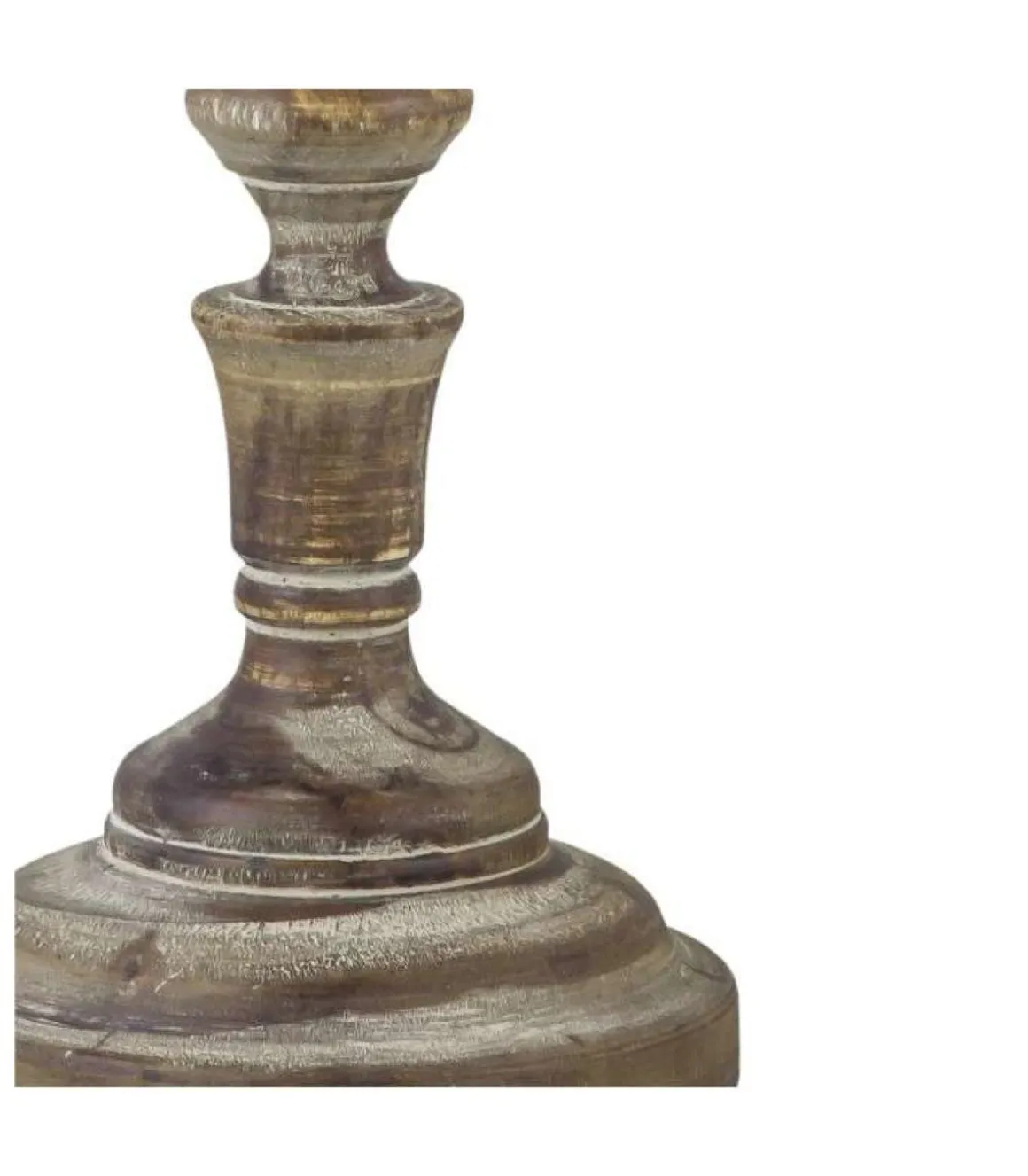 Lámpara de sobremesa rinconera modelo Laseu acabado madera 83cm(alto) 40cm(ancho)