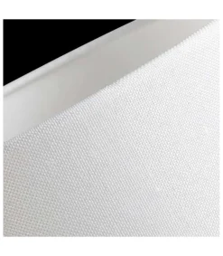 Lámpara lineal de 2 luces modelo Berta acabado negro/blanco, 49 cm(alto) 46 cm(ancho) 15 cm (fondo)