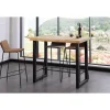 Mesa Alta Bar loft roble nordish 100 cm(alto)120 cm(ancho)70 cm(largo)