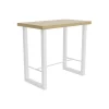 Mesa Alta Bar loft roble nordish/blanco, 100 cm(alto)120 cm(ancho)70 cm(largo)