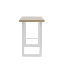 Mesa Alta Bar loft roble nordish/blanco, 100 cm(alto)120 cm(ancho)70 cm(largo)