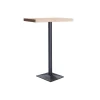 Mesa Alta Bar Moss acabado roble nordish/negro, 110cm(alto) 60cm(ancho) 60cm(largo)
