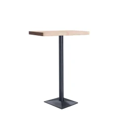 Mesa Alta Bar Moss acabado roble nordish/negro, 110cm(alto) 60cm(ancho) 60cm(largo)