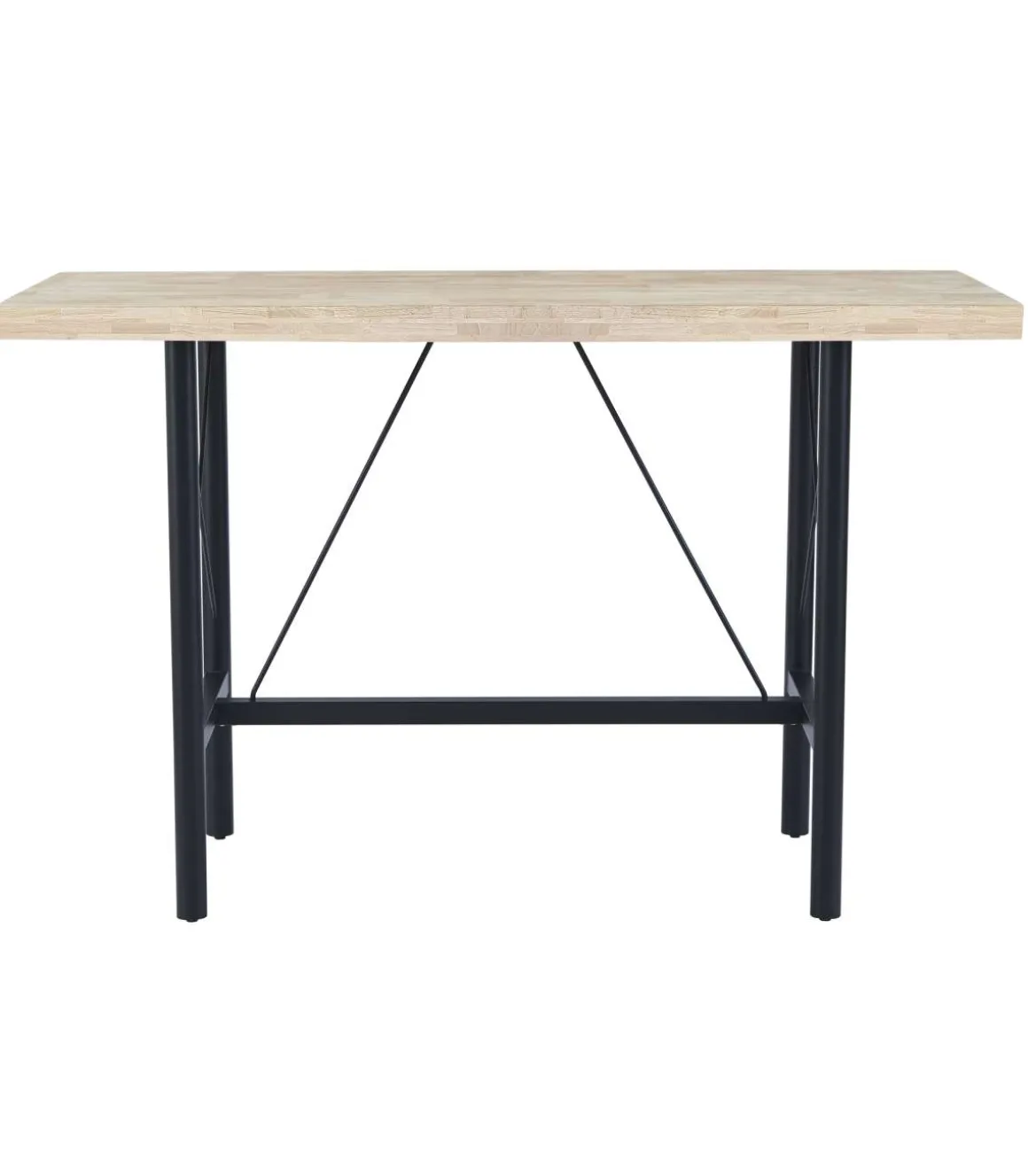 Mesa Alta Bar Tams acabado roble nordish, 100cm(alto) 160cm(ancho) 70m(largo)