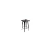 Mesa alta de bar acabado metal negro, 60cm(ancho) 100cm(alto) 60cm (largo)