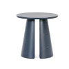 Mesa auxiliar de rincón modelo Cep acabado azul, 50cm(ancho) 50.1cm(alto) 50cm (largo)