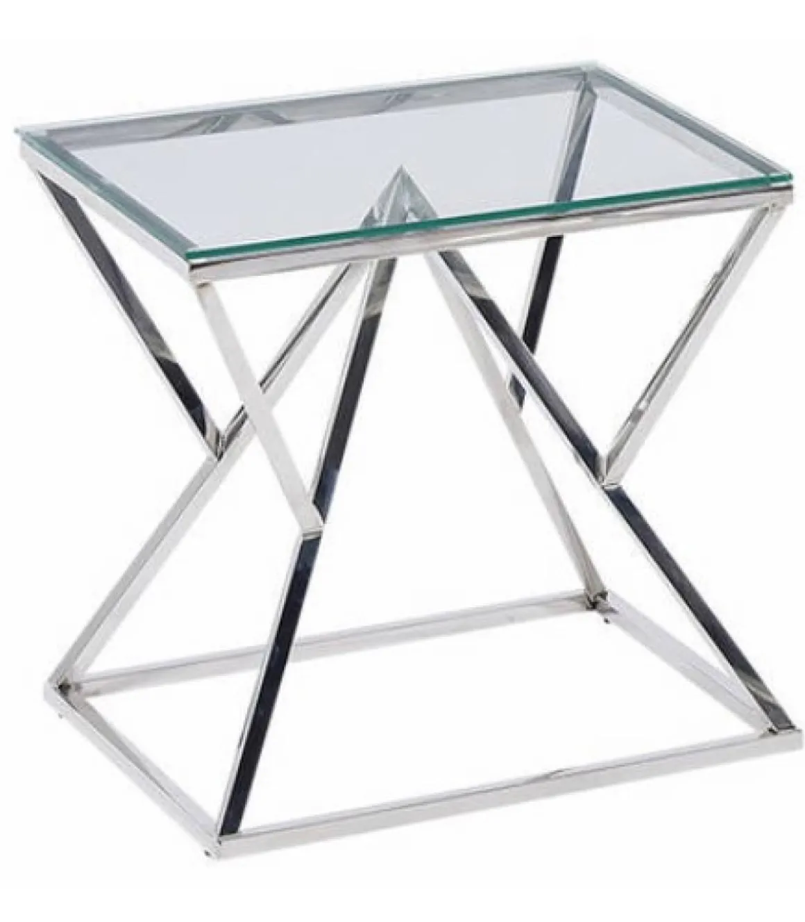 Mesa auxiliar Keops acabado acero 60 cm (alto) 60 cm (ancho) 50 cm (fondo)