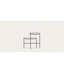 Mesa auxiliar modelo Nica acabado negro, 38/56cm(alto) 60cm(ancho) 40cm(fondo)