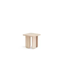 Mesa auxiliar para comedor modelo Arq acabado roble claro, 48cm(ancho) 48cm(alto) 48cm(largo)