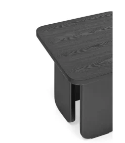 Mesa auxiliar para comedor modelo Arq acabado negro, 48cm(ancho) 48cm(alto) 48cm(largo)