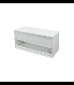 Mesa centro elevable acabado blanco, 50cm(alto) 108cm(ancho) 50cm(largo)