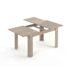 Mesa comedor extensible Paris en color roble canadian 78 cm(alto)140-190 cm(ancho)90 cm(largo)