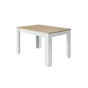 Mesa comedor extensible Paris en color roble alaska - blanco artik 78 cm(alto)140-190 cm(ancho)90 cm(largo)