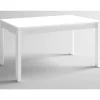 Mesa comedor Ossa extensible acabado blanco, 74 cm(alto)140-2000 cm(ancho)90 cm(largo)