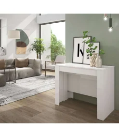 Mesa comedor Paris 5 posiciones. 90x50 cm extensible hasta 237x90 cm.