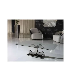 Mesa de centro Chanel en acero inoxidable, 45 cm(alto)110 cm(ancho)60 cm(largo)