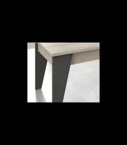 Mesa de centro elevable Ugijar en ártico y grafito. 46 cm(alto)100 cm(ancho)50 cm(largo)