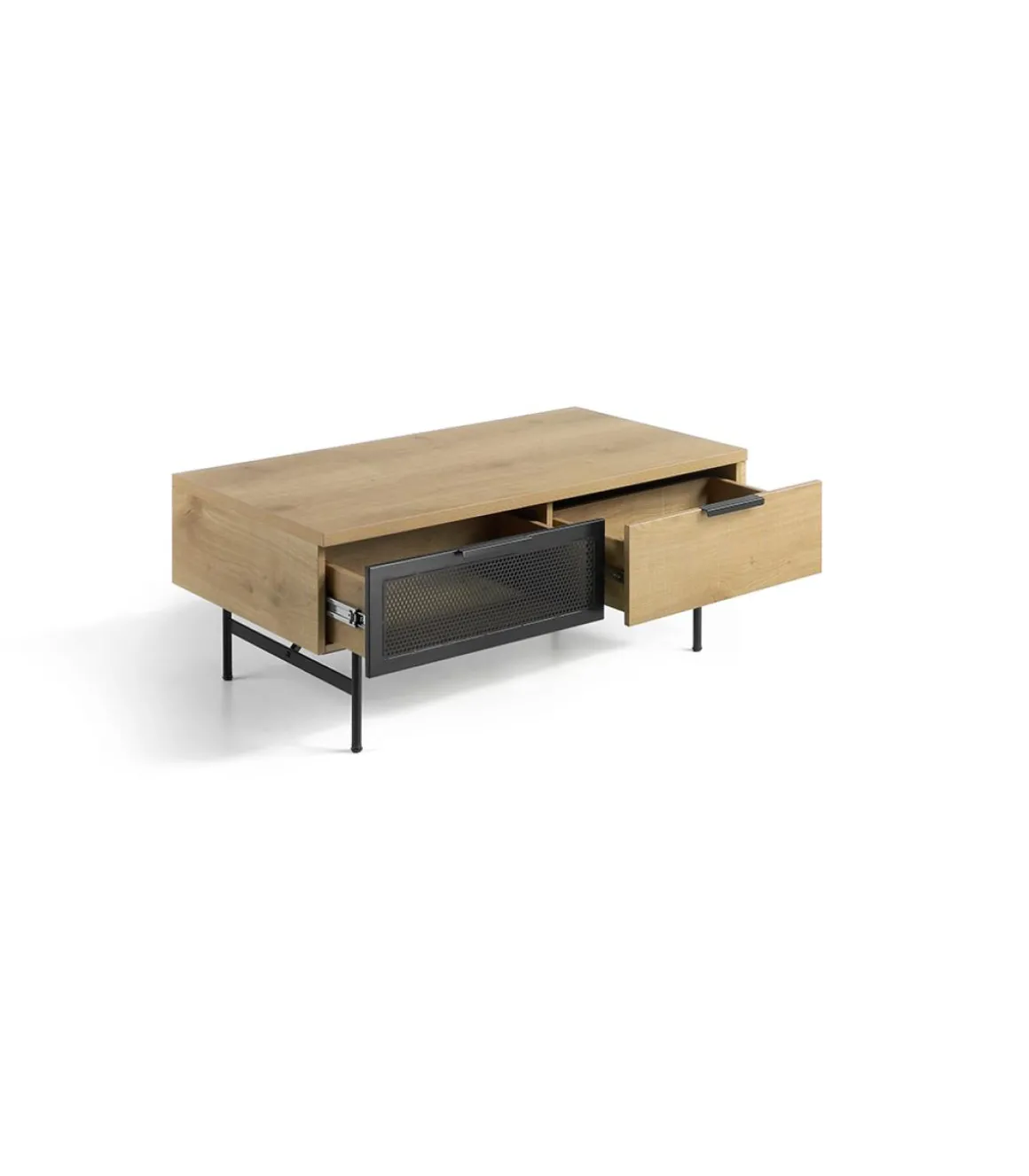 Mesa de centro Elia acabado roble, 110 cm (largo) x 60 cm (ancho) x 43 cm (alto)