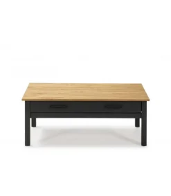 Mesa de centro Mariana acabado azul 40 cm(alto) 100 cm(ancho) 55 cm(largo)