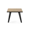 Mesa de centro Mateo acabado natural, 45cm(alto) 60cm(ancho) 60cm(fondo)