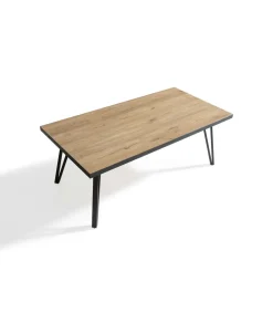 Mesa de centro Mateo acabado natural, 45cm(alto) 120cm(ancho) 60cm(fondo).
