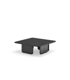 Mesa de centro para comedor modelo Arq acabado negro, 100cm(ancho) 35cm(alto) 100cm(largo)