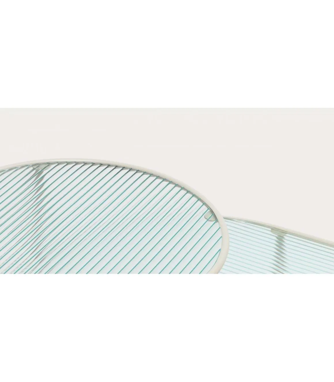 Mesa de centro para comedor modelo Nica acabado crema, 60cm(ancho) 30/48cm(alto) 120cm (largo)