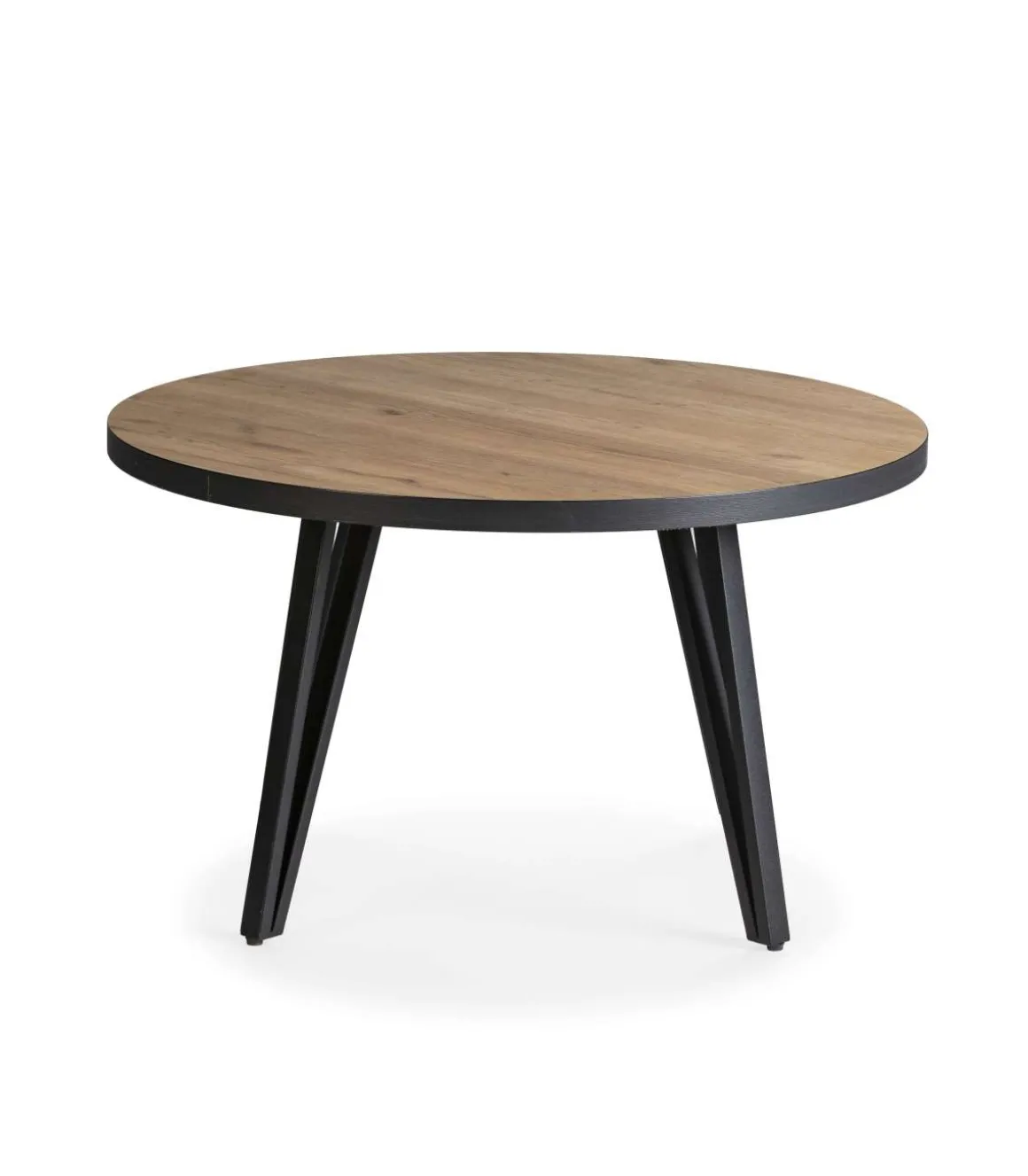 Mesa de centro redonda Mateo acabado natural, 45cm(alto) 80cm(ancho) 80cm(fondo).