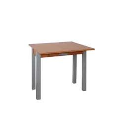 Mesa de cocina Carol con apertura tipo libro acabado cerezo, 80 x 40/80 x 76 cm (largo x ancho x alto)