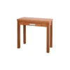 Mesa de cocina Elia con apertura tipo libro acabado cerezo, 80 x 40/80 x 76 cm (largo x ancho x alto)