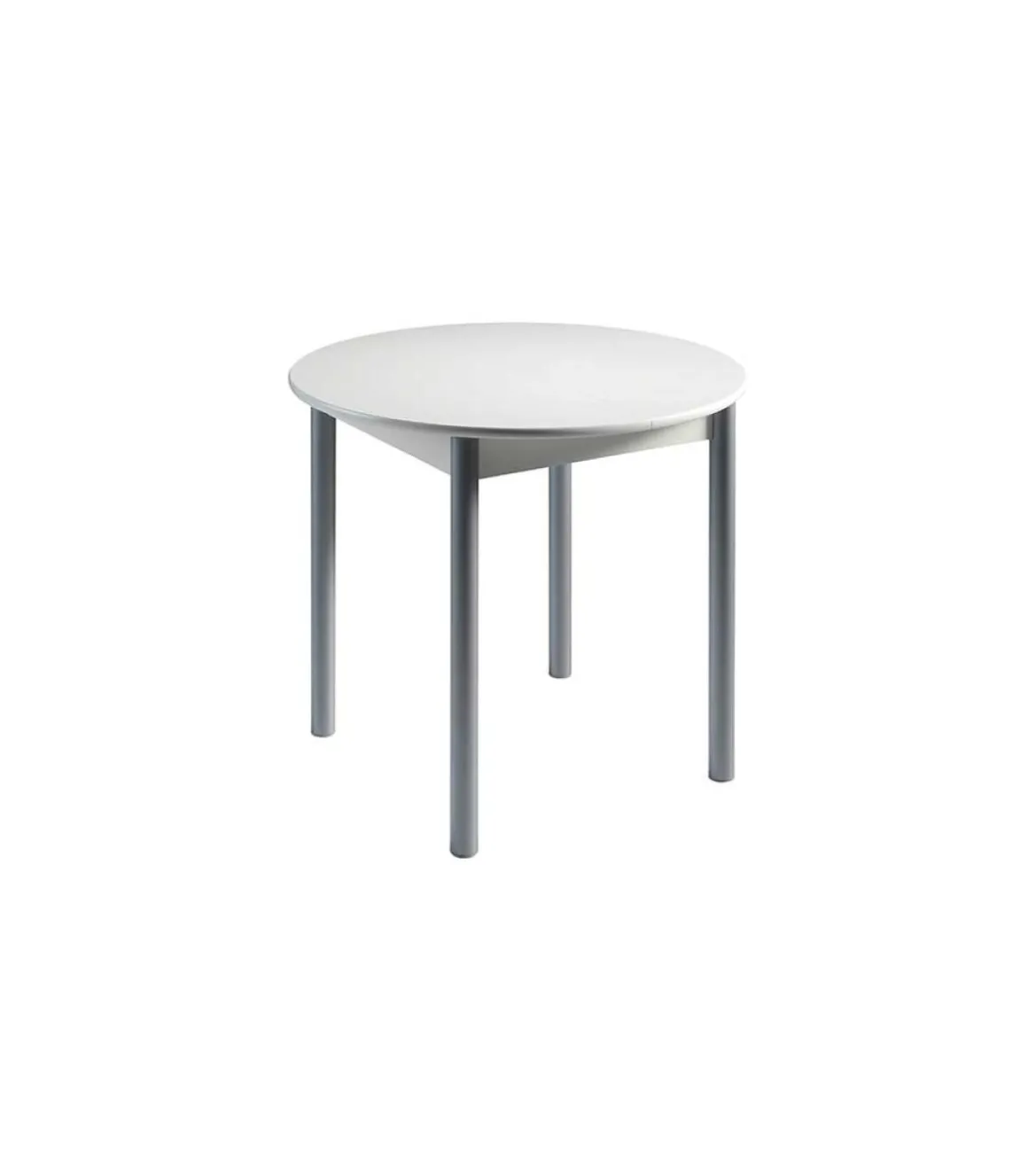Mesa de cocina extensible tipo libro Fátima acabado blanco, 90/120 x 90 x 75.5 cm (largo x acho x alto)