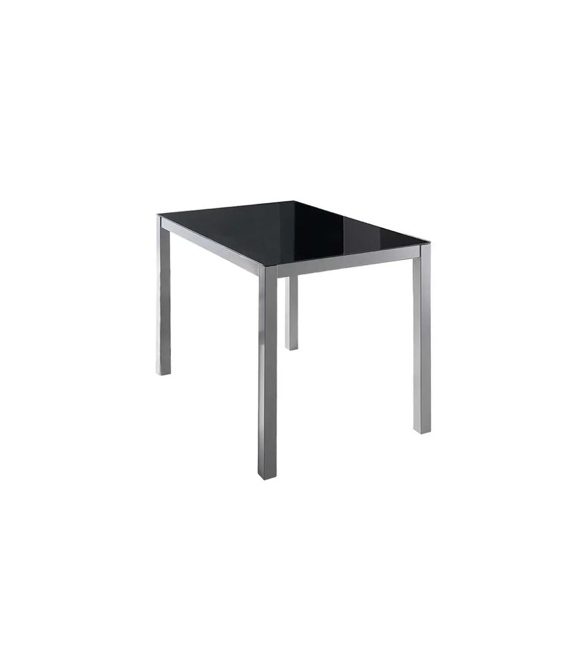 Mesa de comedor Daniela en acabado color negro. 76 cm(alto)110 cm(ancho)75 cm(largo)