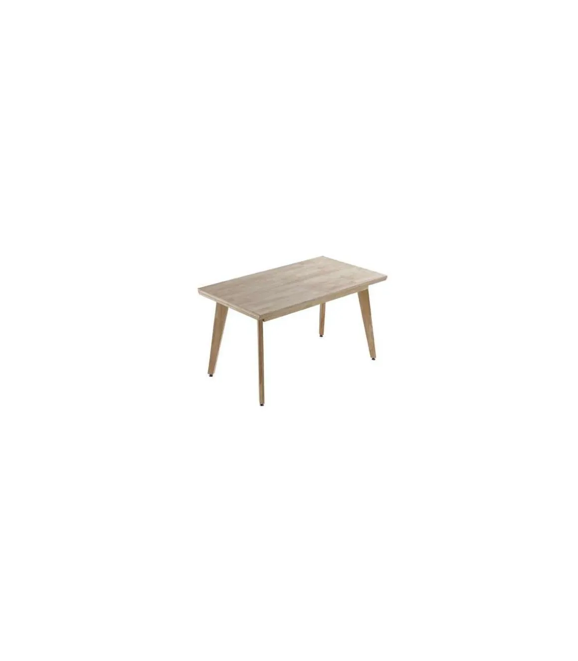 Mesa de comedor fija Genova acabado Roble Nordish, 76cm(alto) 150cm(ancho) 90cm(largo)