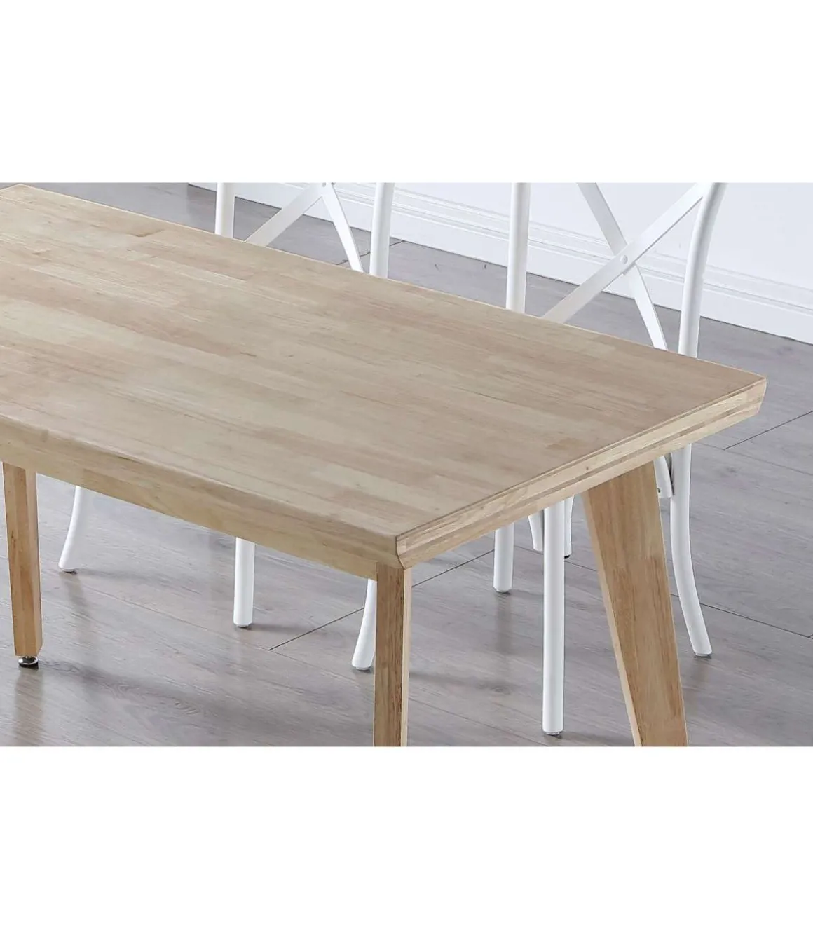 Mesa de comedor fija Genova acabado Roble Nordish, 76cm(alto) 150cm(ancho) 90cm(largo)
