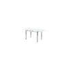 Mesa de cristal extensible modelo Duero. 140-220 cm(ancho) 75 cm(altura) 90 cm(fondo)