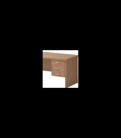 Mesa de despacho tres cajones acabado maple, 75cm(alto) 150cm(ancho) 71cm(largo)