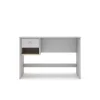 Mesa de estudio modelo Dylan acabado blanco/cera blanca, 110cm(ancho) 75cm(altura) 55cm(fondo)