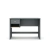 Mesa de estudio modelo Dylan acabado verde kaki/cera blanca, 110cm(ancho) 75cm(altura) 55cm(fondo)